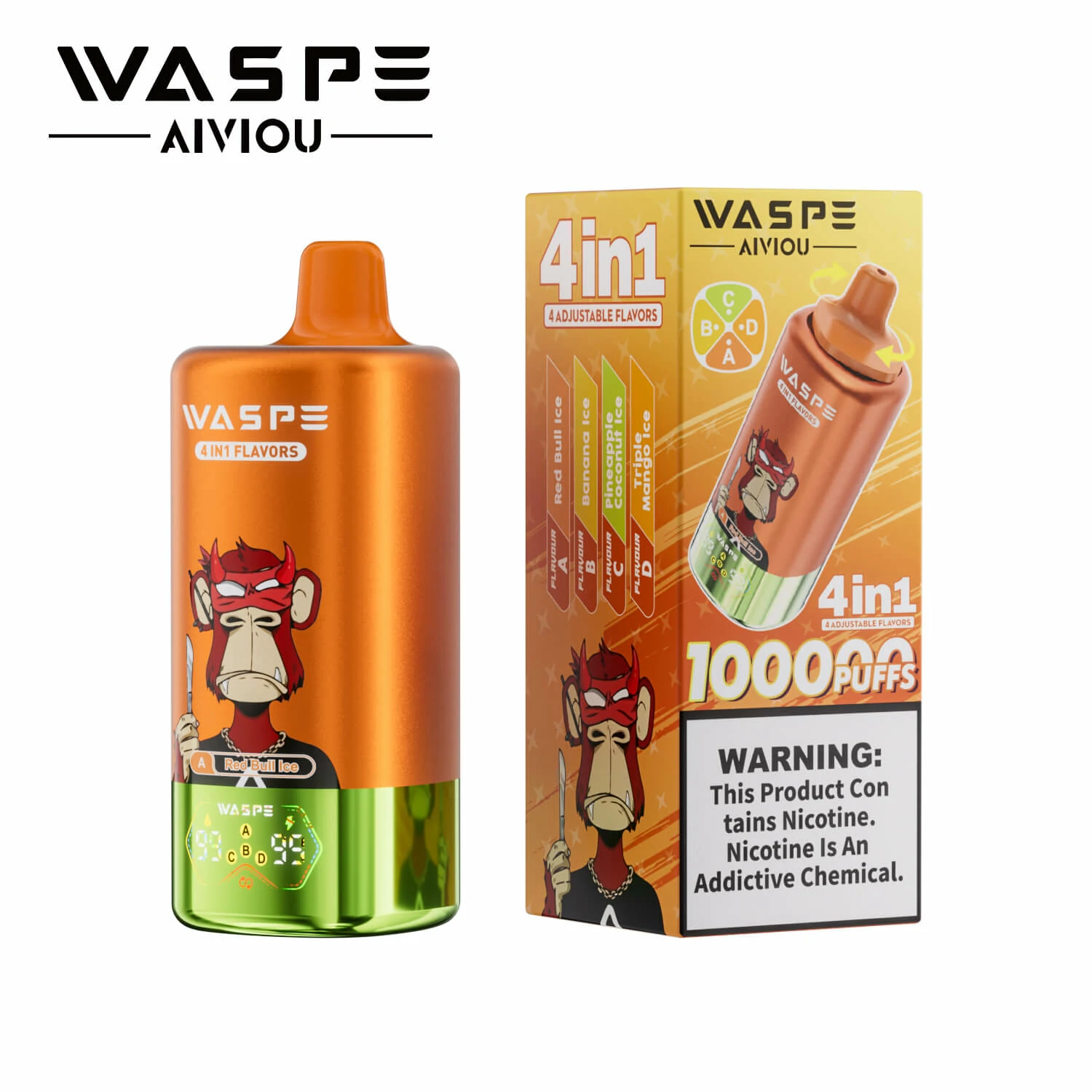 Waspe 100K AIVIOU 4-in-1