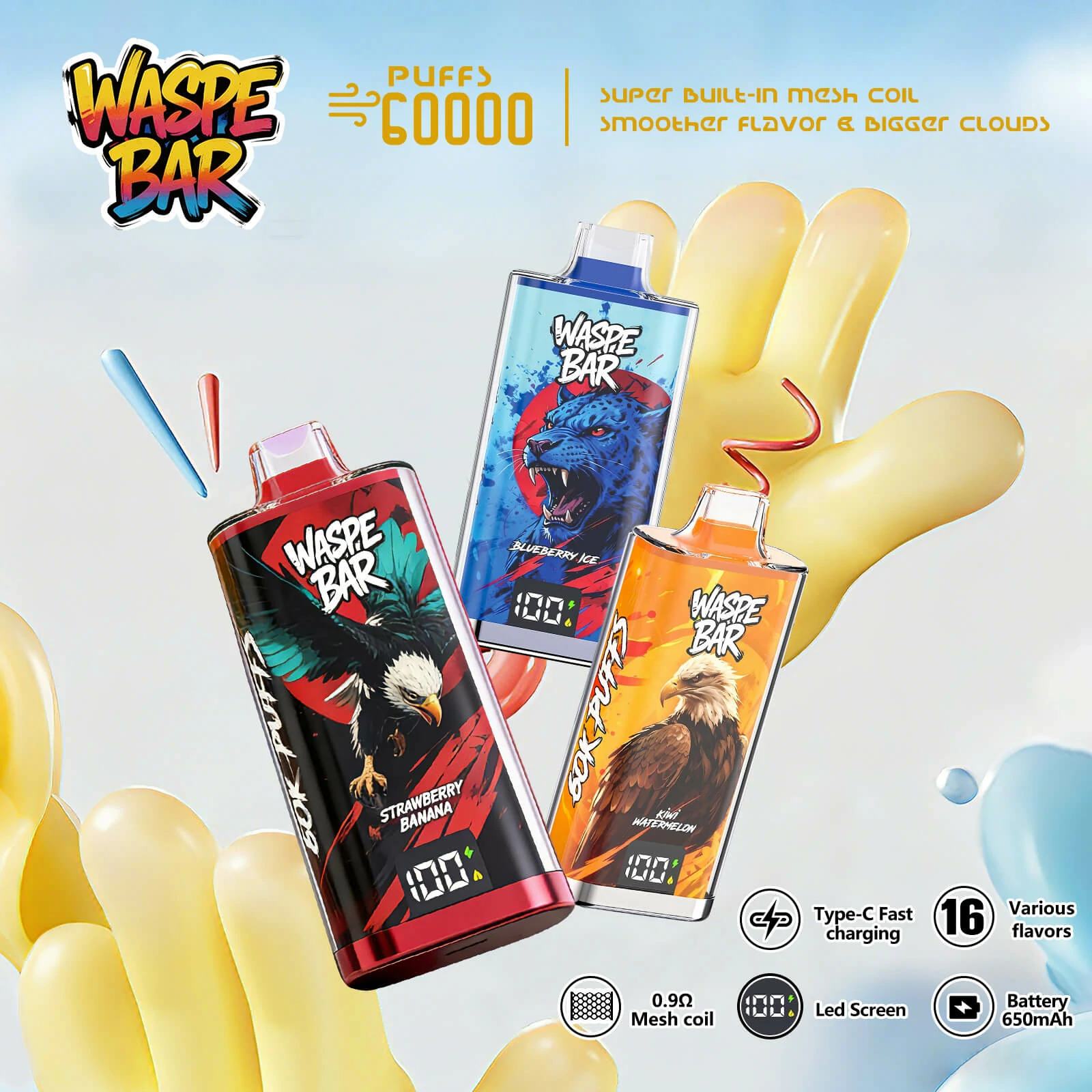 Waspe 60K Bar 3-in-1