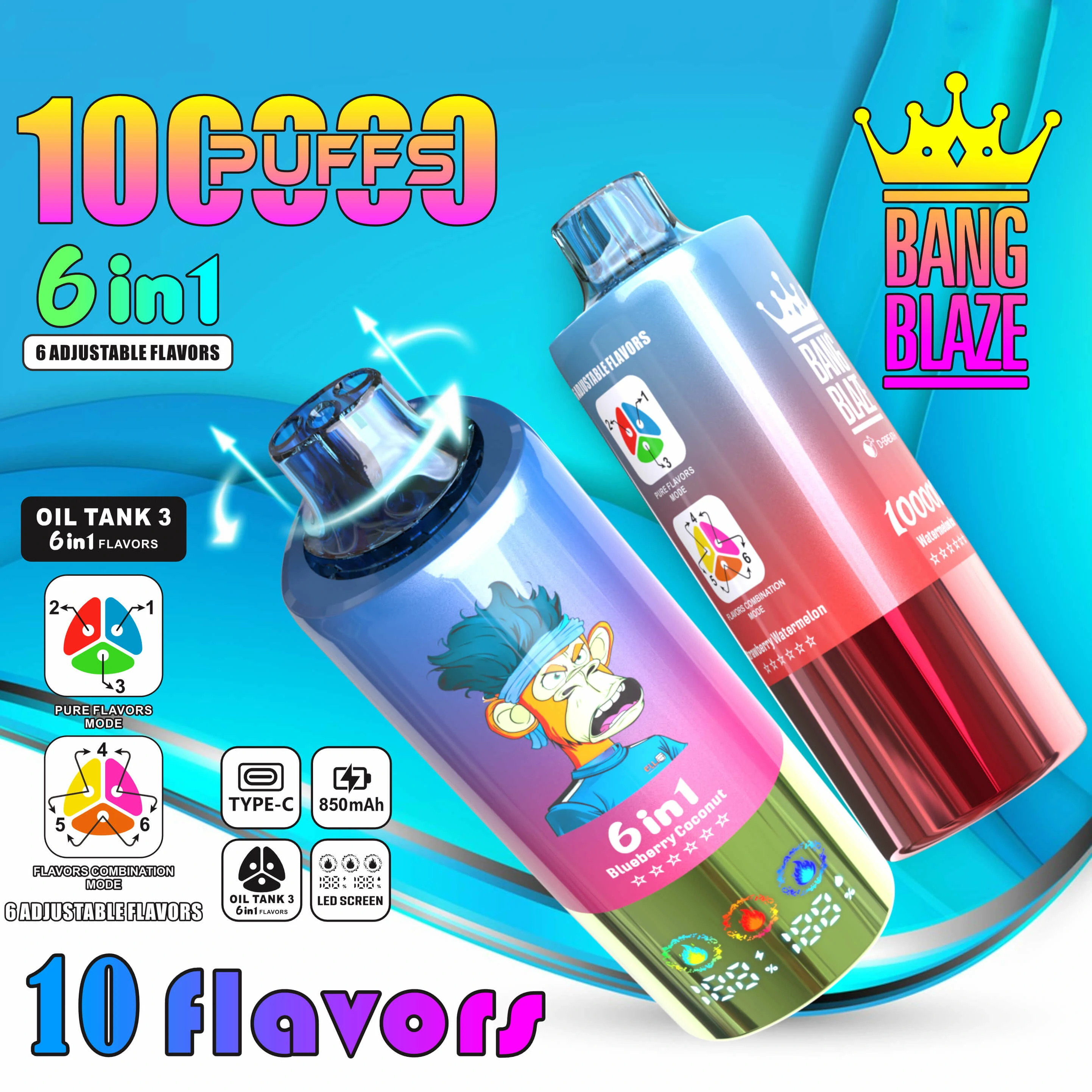 Bang 100K Blaze 6-in-1